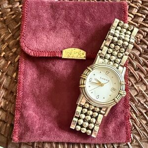 Rare vintage LAGOS caviar watch!